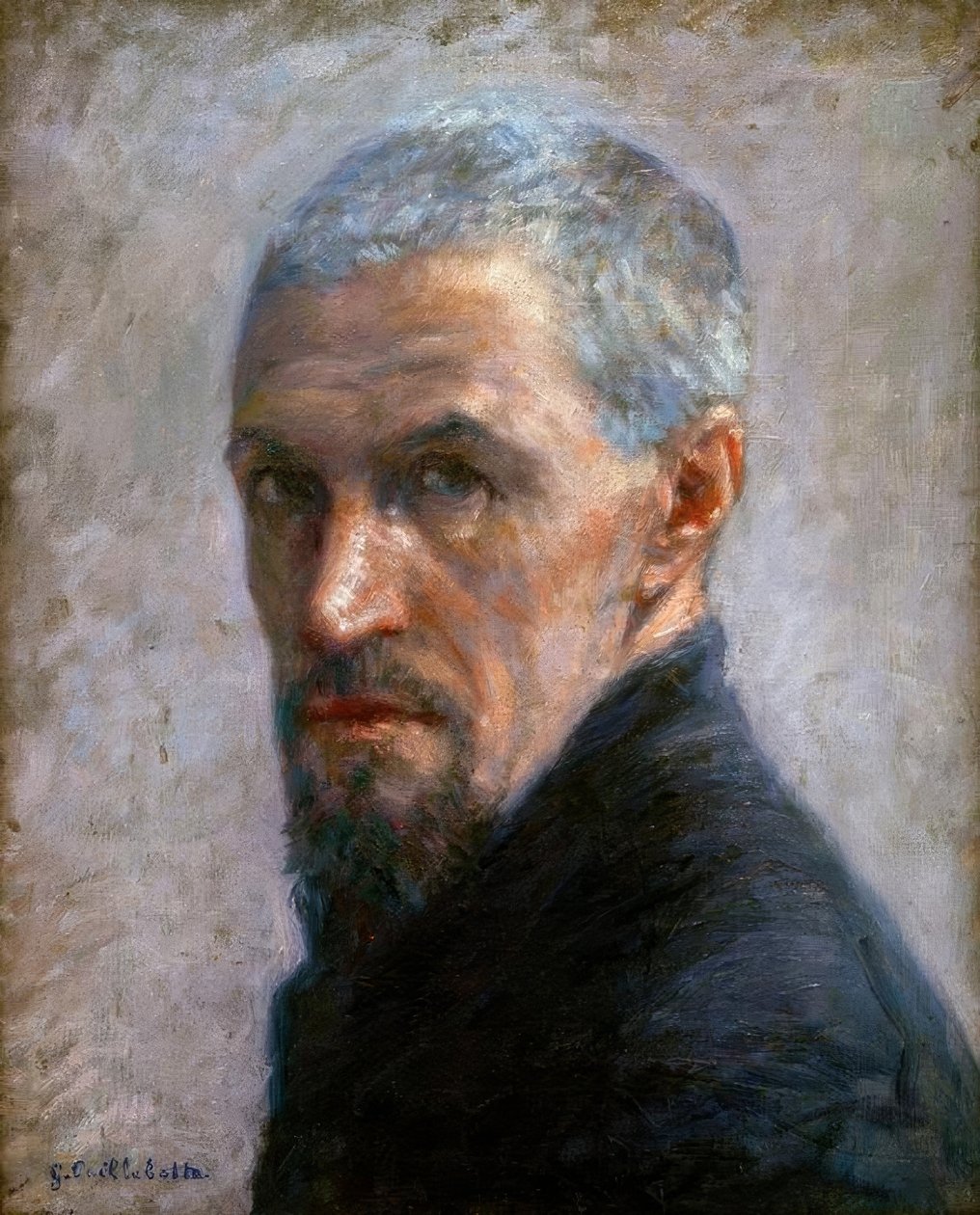 A művész portréja alkotó: Gustave Caillebotte