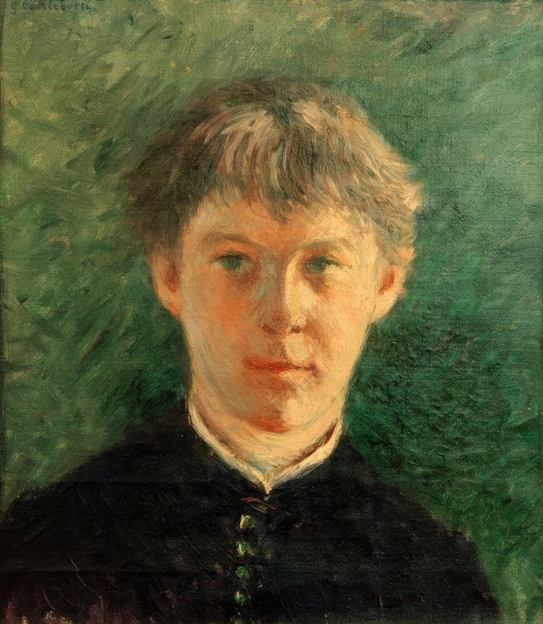 Egy főiskolai hallgató portréja alkotó: Gustave Caillebotte