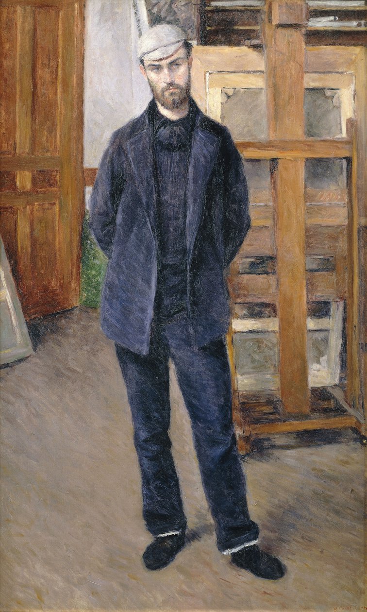 Pierre Rabot portréja, egész alakos; Pierre Rabot portréja; Lábban, 1893 alkotó: Gustave Caillebotte