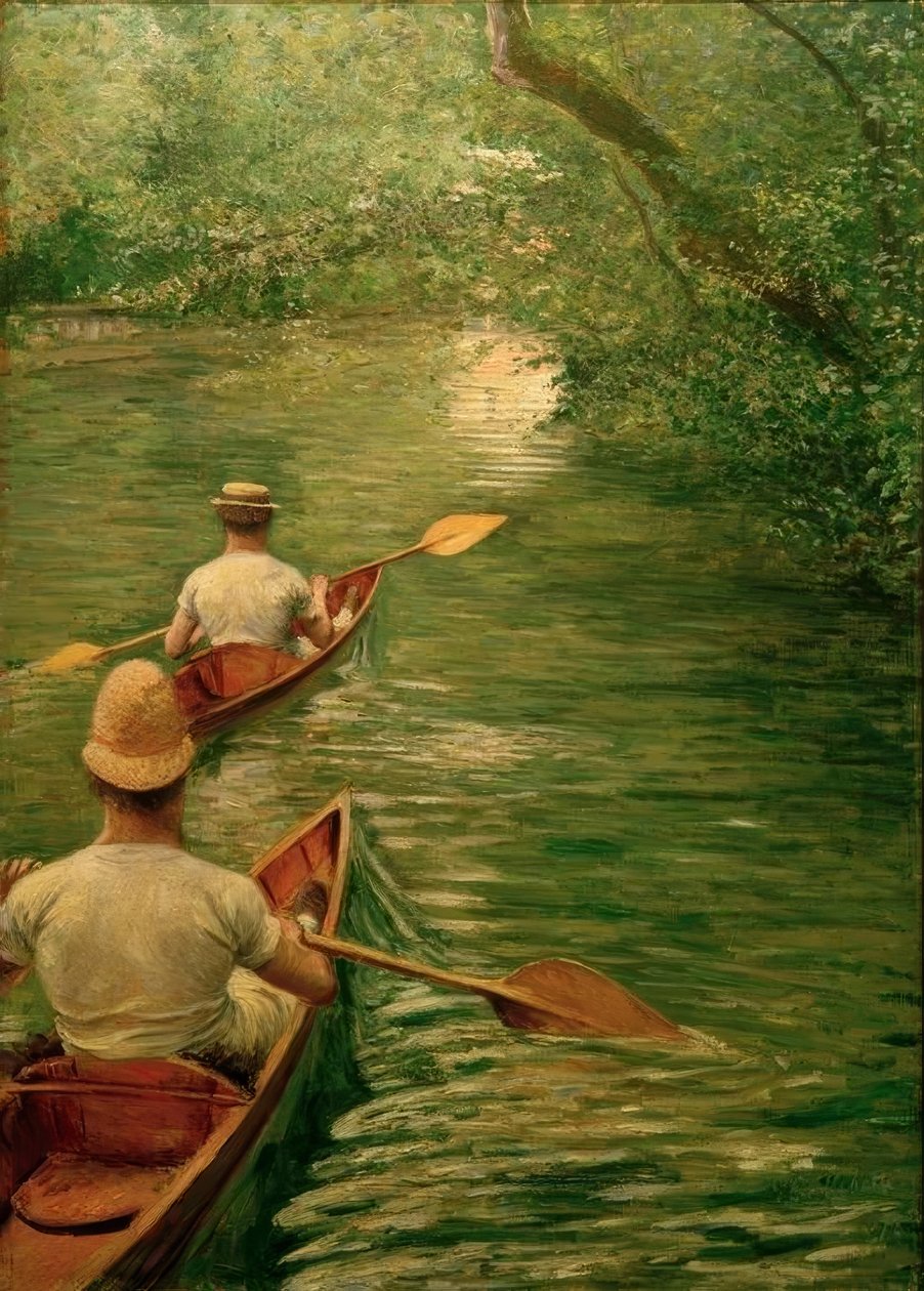 Periszória a Yerresről alkotó: Gustave Caillebotte