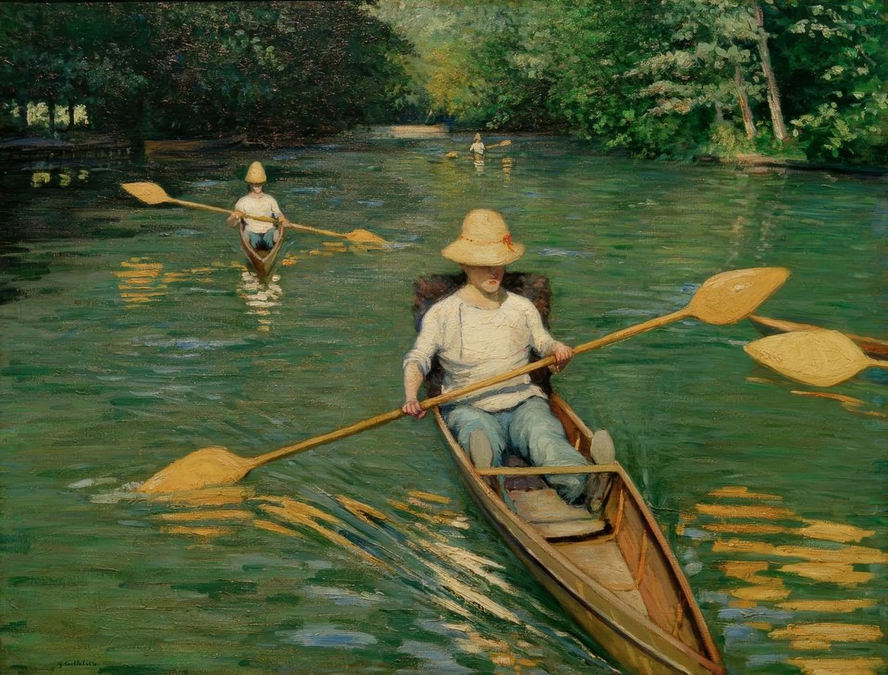 Periszória a Yerresről alkotó: Gustave Caillebotte