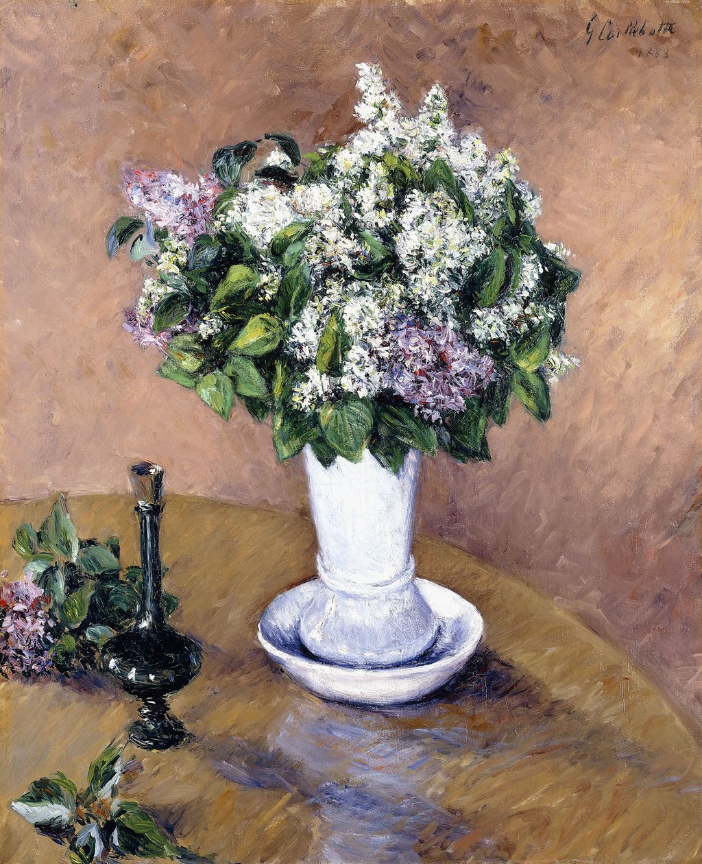 Csendélet orgona vázával, 1883 alkotó: Gustave Caillebotte