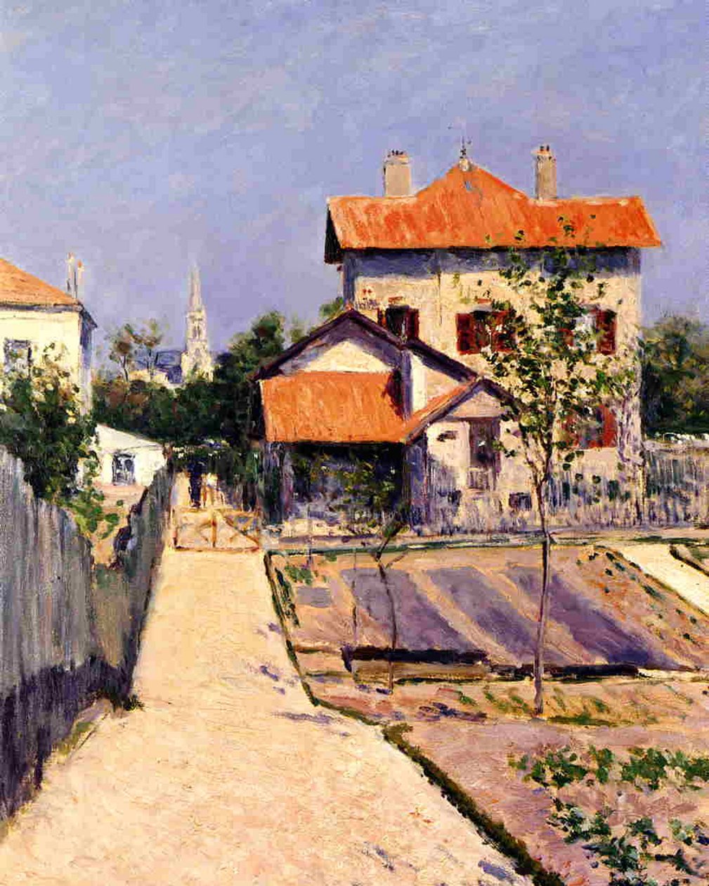 A művész háza Yerres-ben, 1882 körül alkotó: Gustave Caillebotte