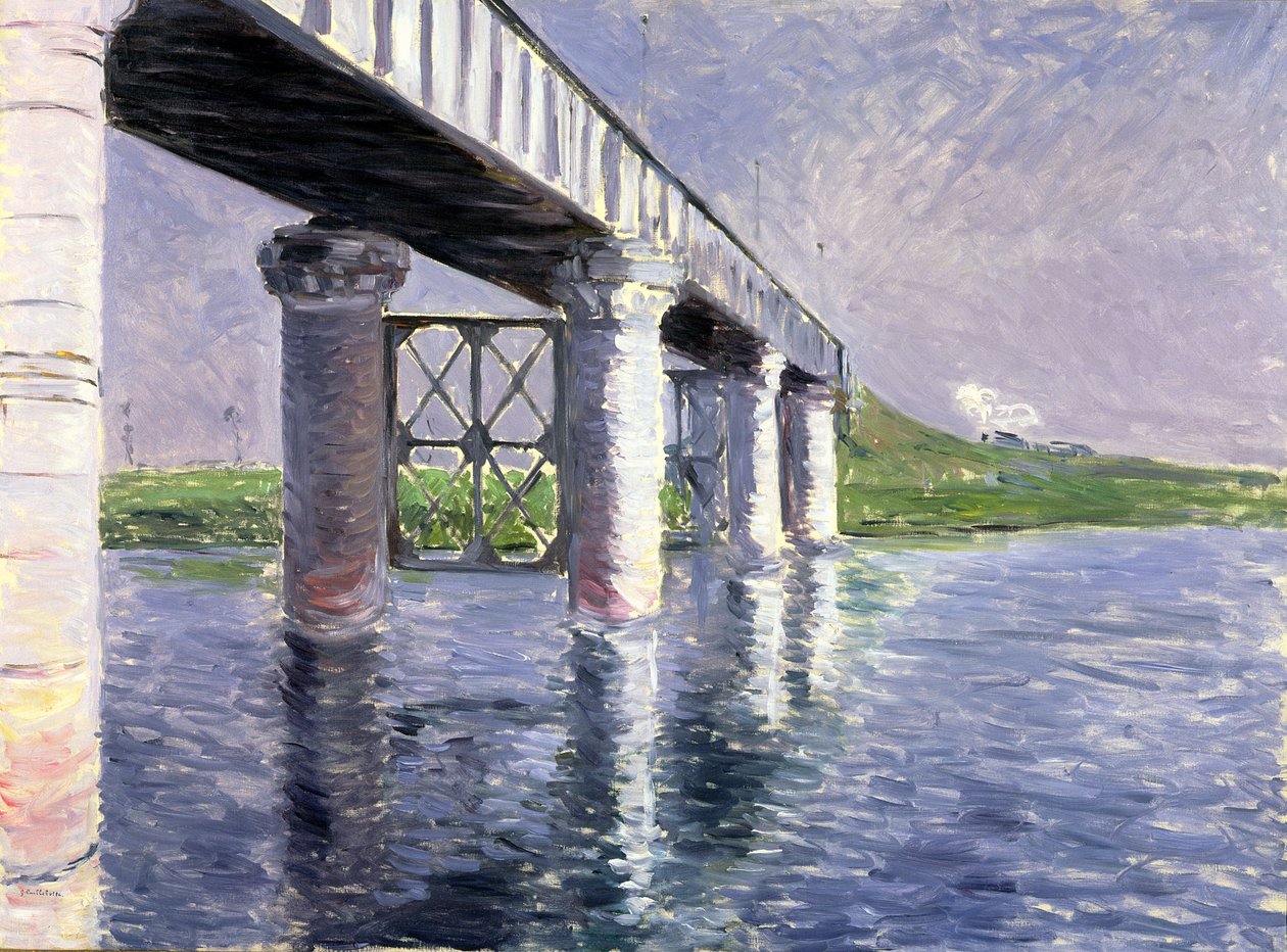 Argenteuil-i híd, 1885 vagy 1887 alkotó: Gustave Caillebotte