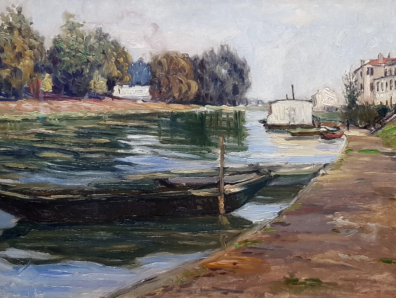 A Szajna partján alkotó: Gustave Caillebotte