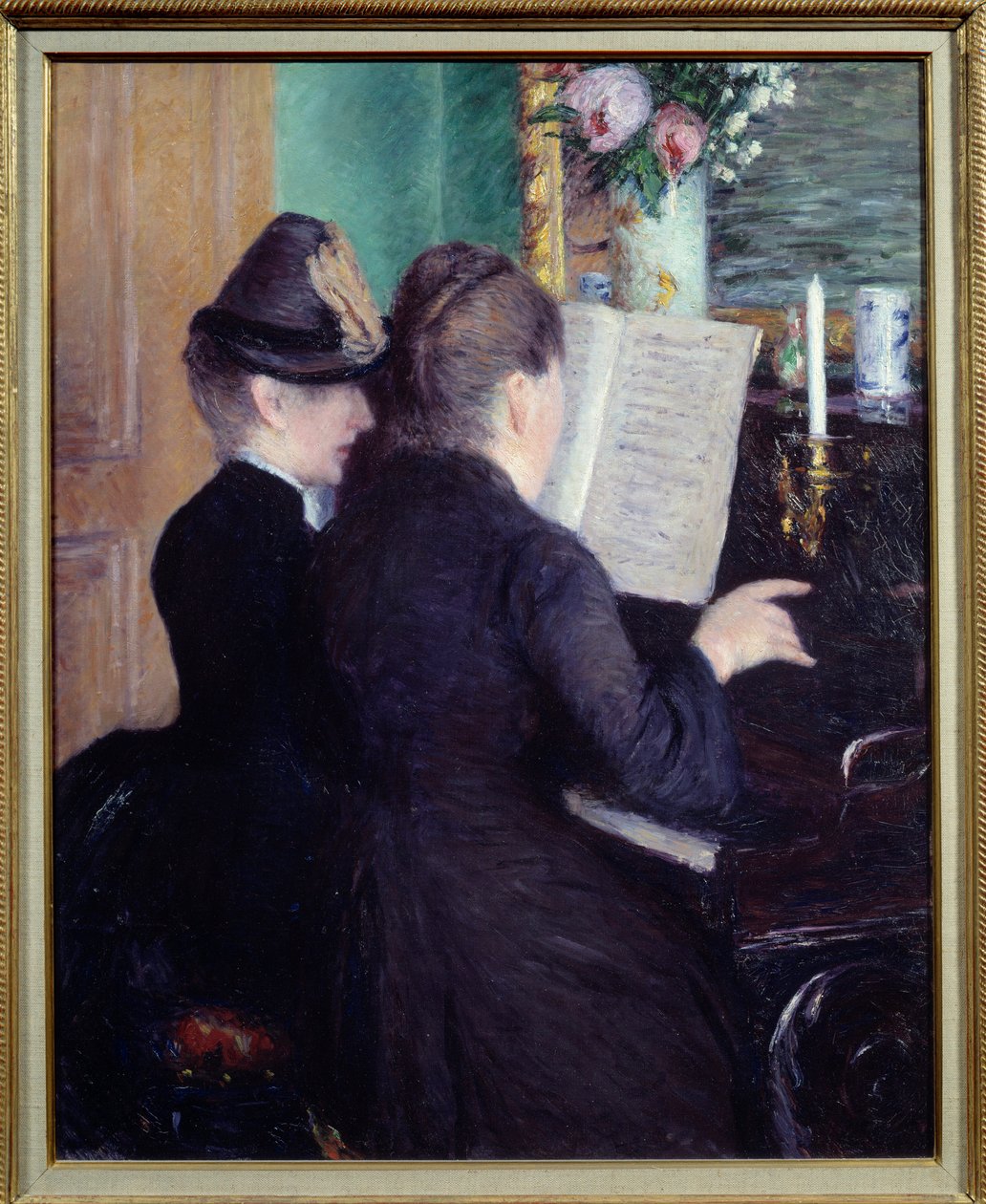 The piano lesson alkotó: Gustave Caillebotte
