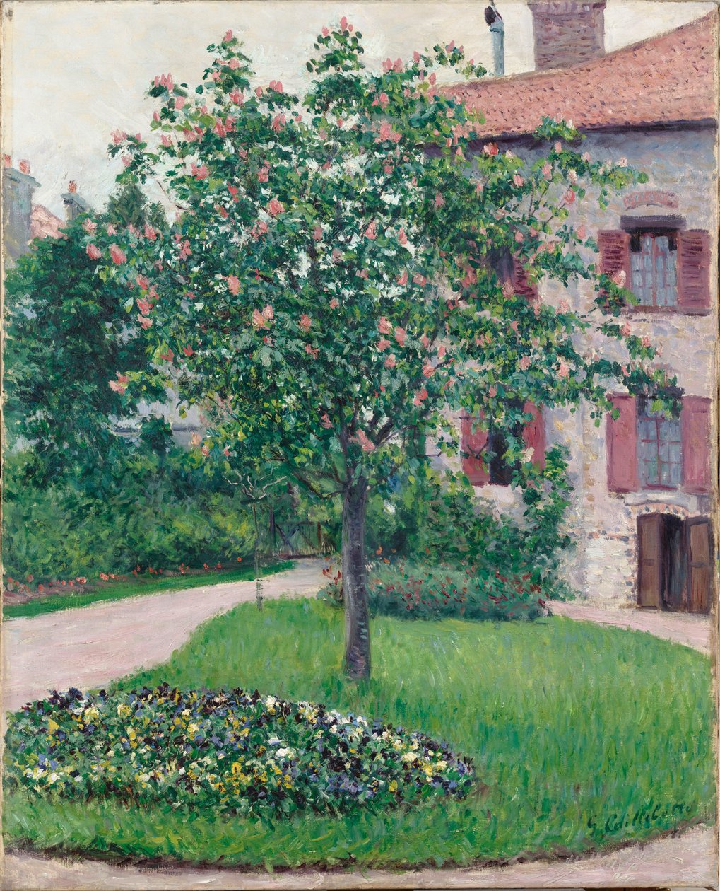 Virágzó fa, 1882. alkotó: Gustave Caillebotte