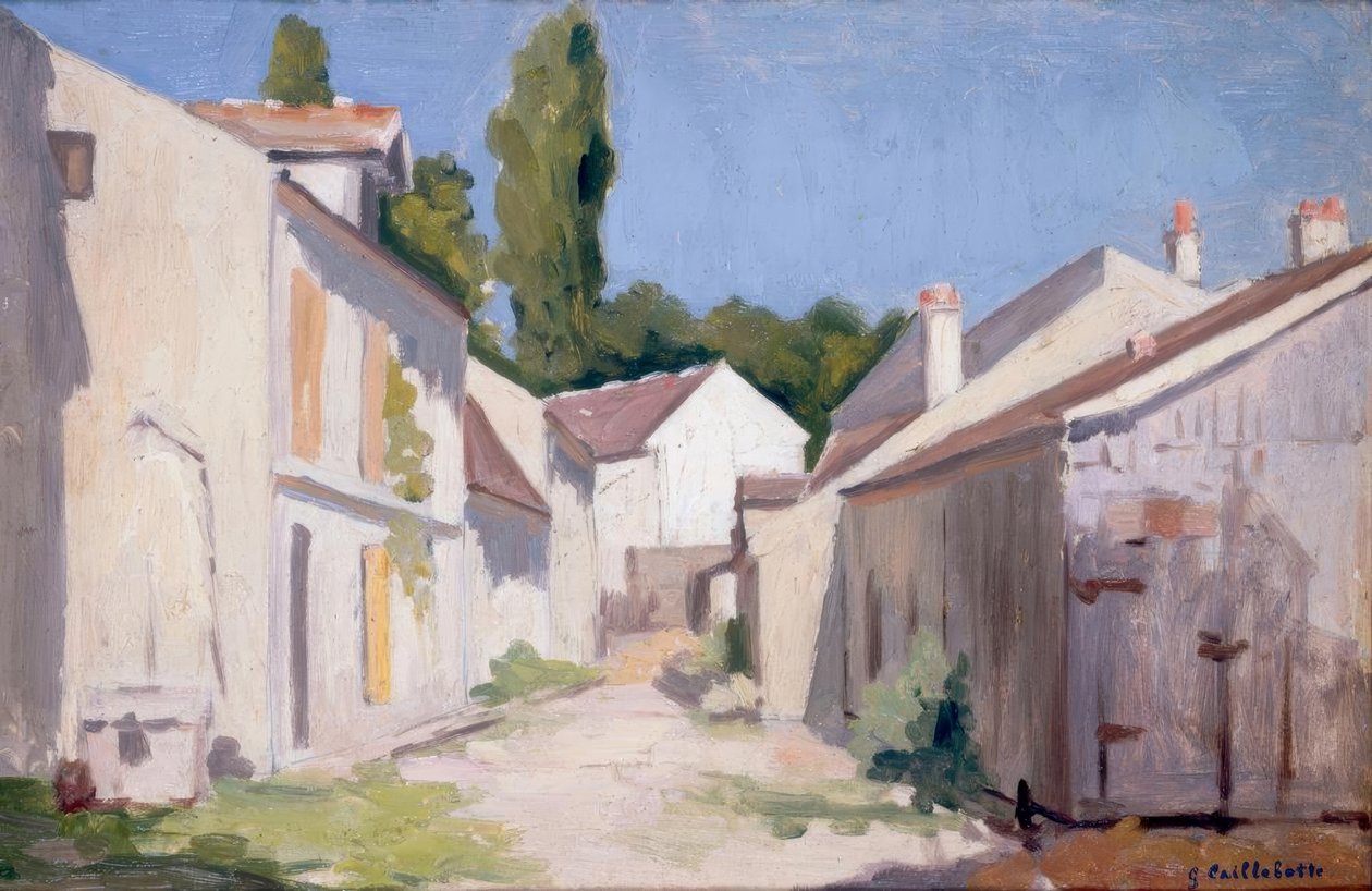 Egy ösvény Yerresben alkotó: Gustave Caillebotte
