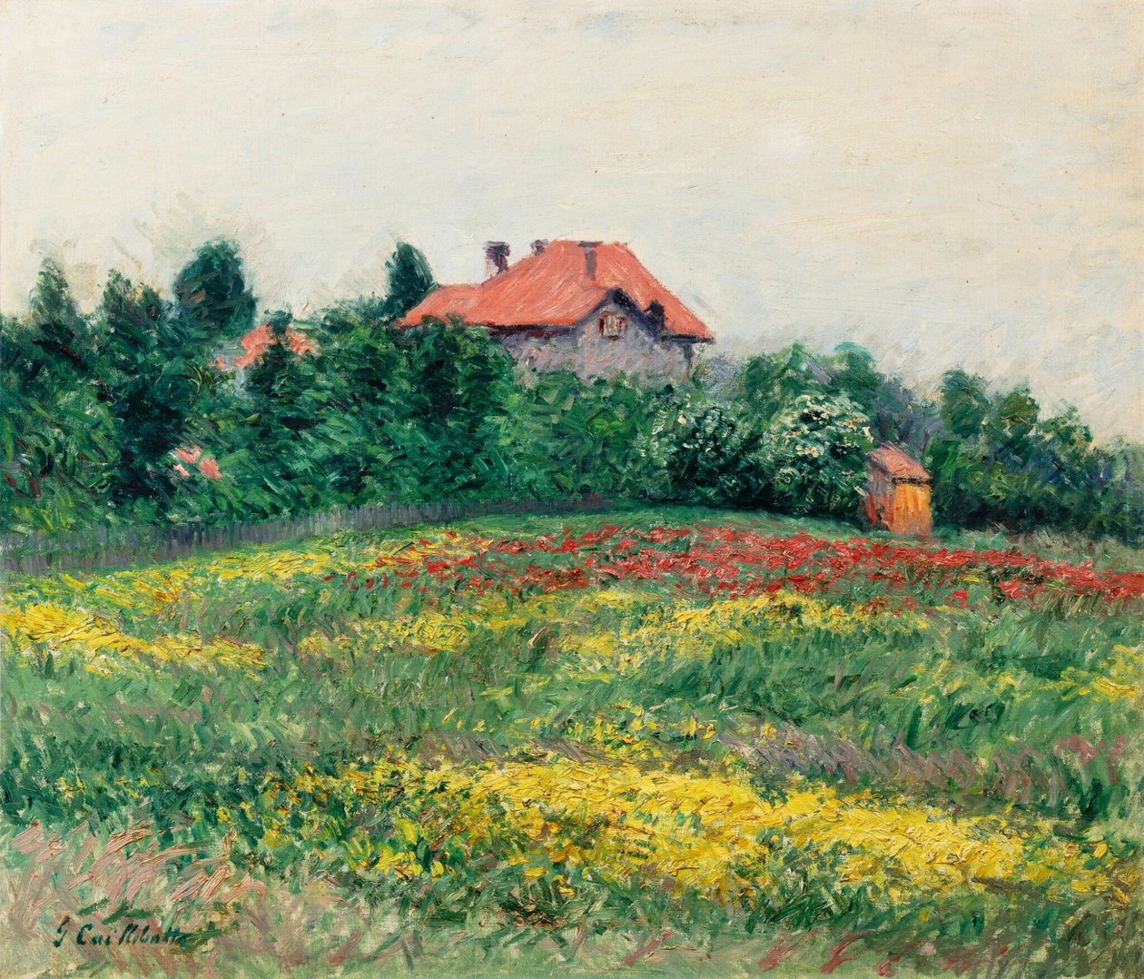 Vadaskert a Le Petit Gennevilliers-ben alkotó: Gustave Caillebotte