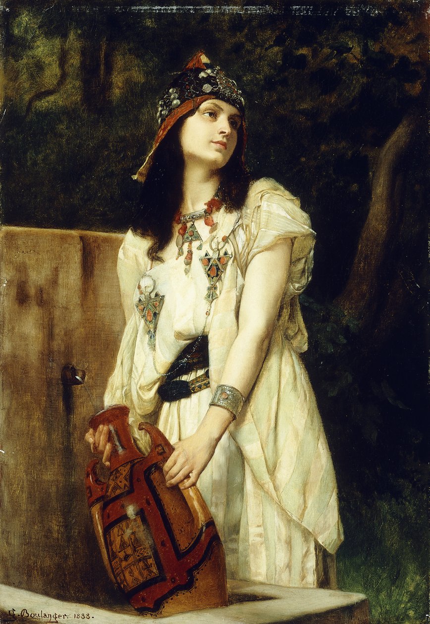 Egy nő urnával, 1888 alkotó: Gustave Clarence Rodolphe Boulanger