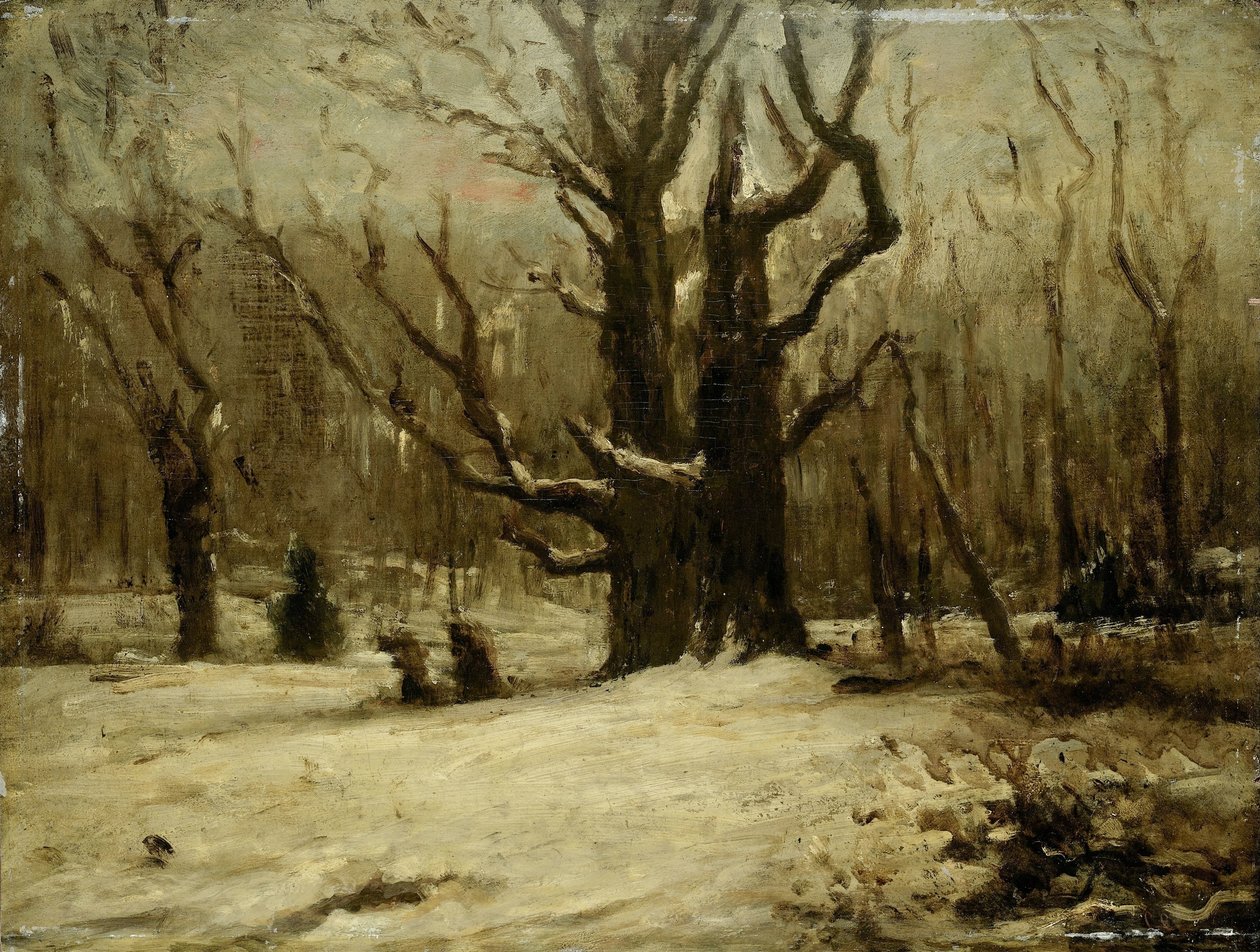 Téli táj alkotó: Gustave Courbet (attributed to)