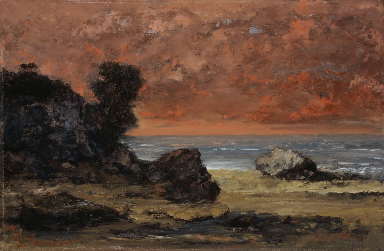 A vihar után, 1872 alkotó: Gustave Courbet