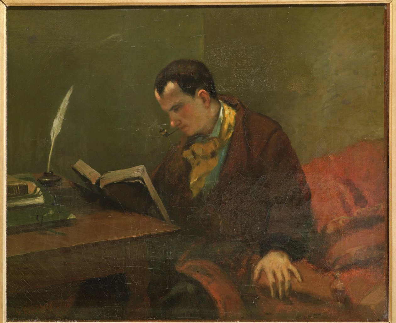 Charles Baudelaire 1821-1867, 1848 alkotó: Gustave Courbet