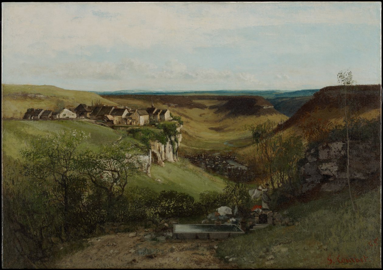 Ornans kastélya alkotó: Gustave Courbet