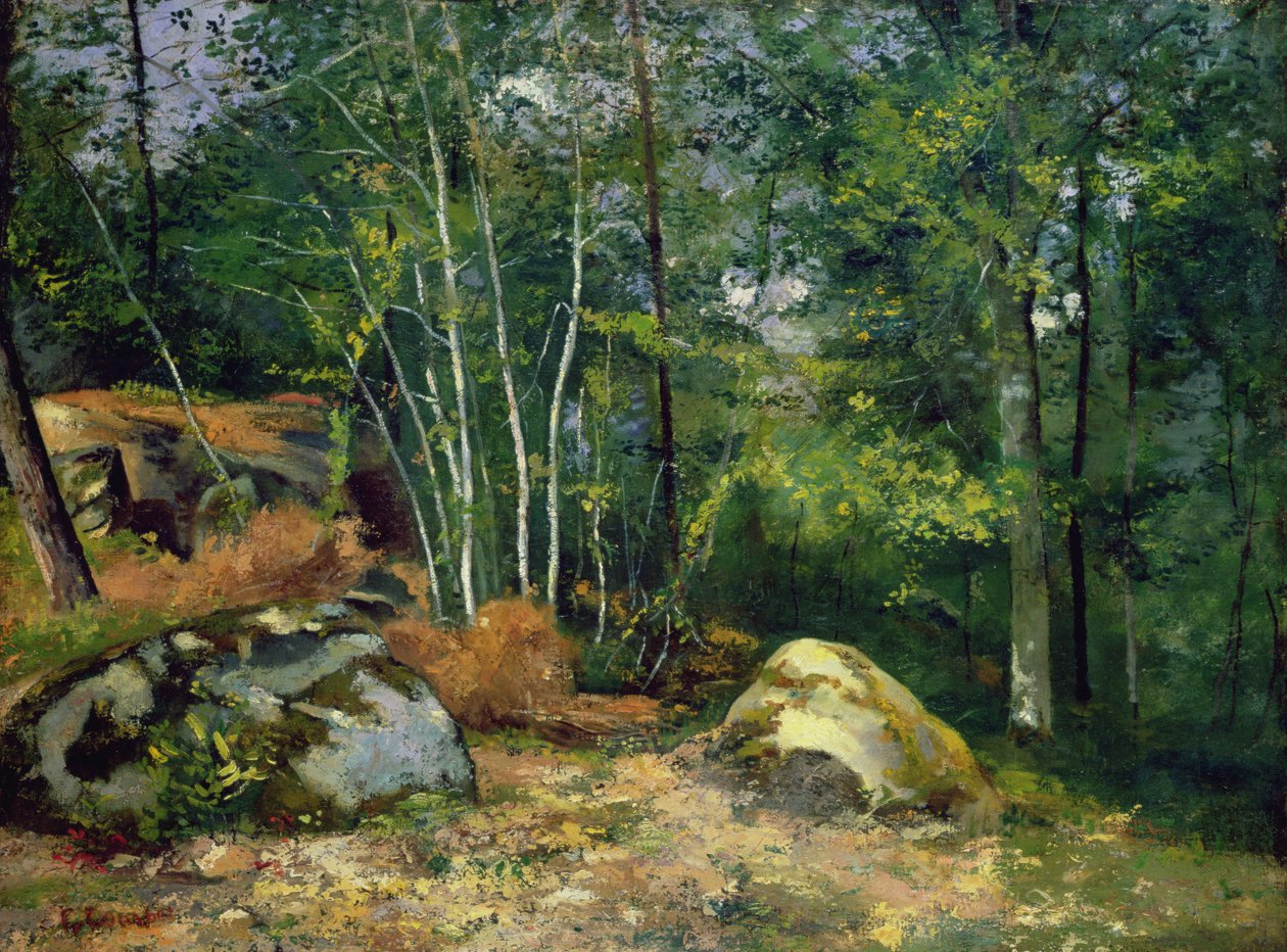 Az erdő sarka alkotó: Gustave Courbet