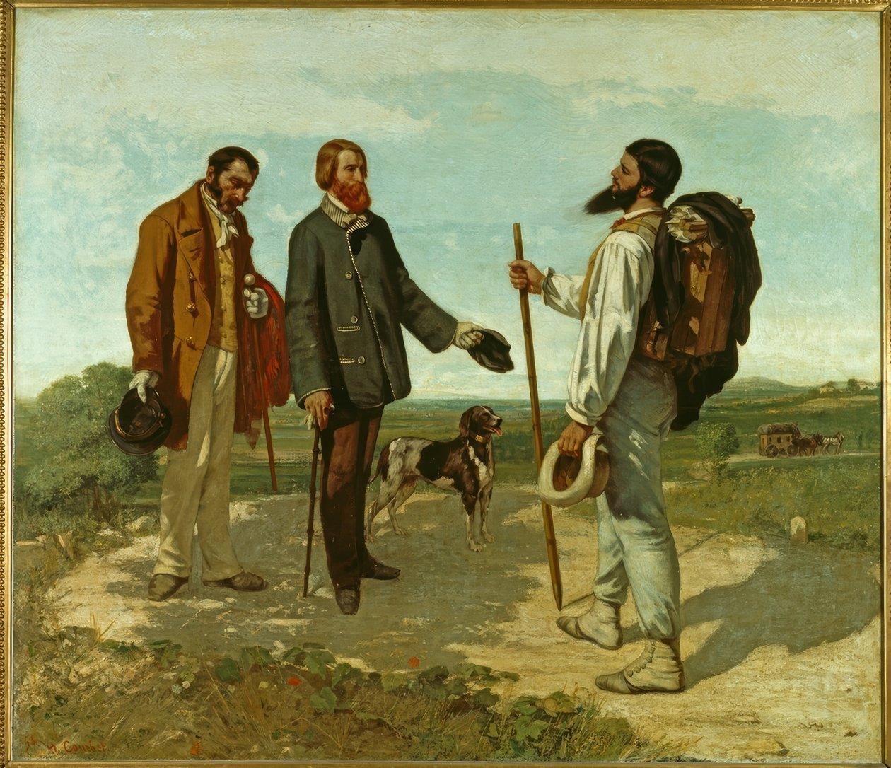 A találkozás alkotó: Gustave Courbet
