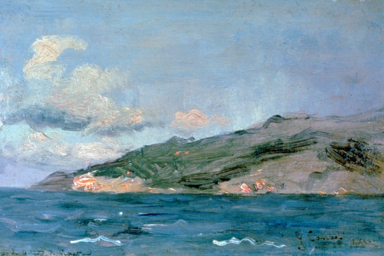 A Gibraltári-szoros bejárata, 1848. alkotó: Gustave Courbet