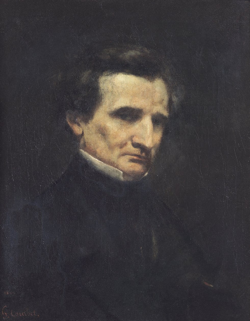 Hector Berlioz (1803-69) 1850 alkotó: Gustave Courbet