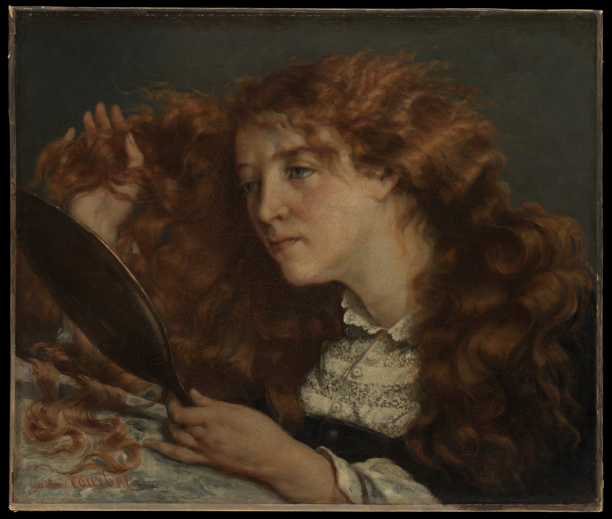 Jo, a gyönyörű ír lány alkotó: Gustave Courbet
