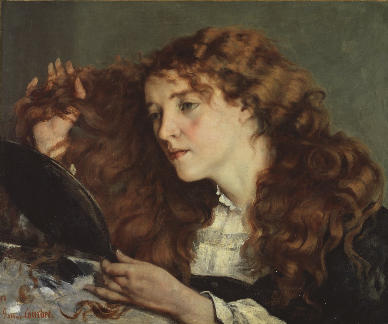Jo, a gyönyörű ír lány, 1866 alkotó: Gustave Courbet