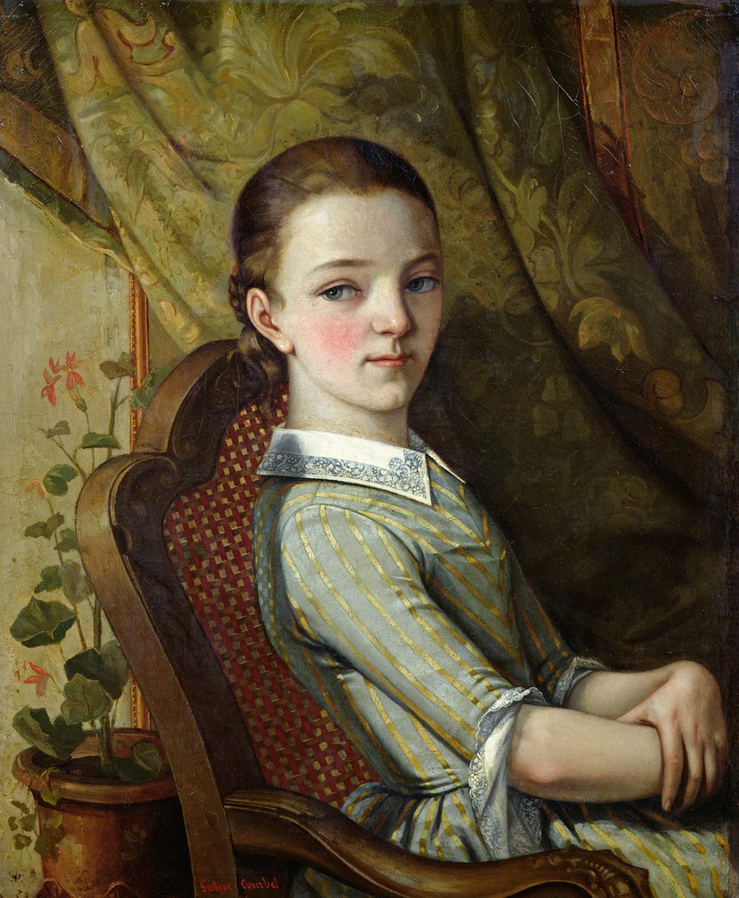 Juliette Courbet (1831-1915) 1844 (olaj, vászon) alkotó: Gustave Courbet