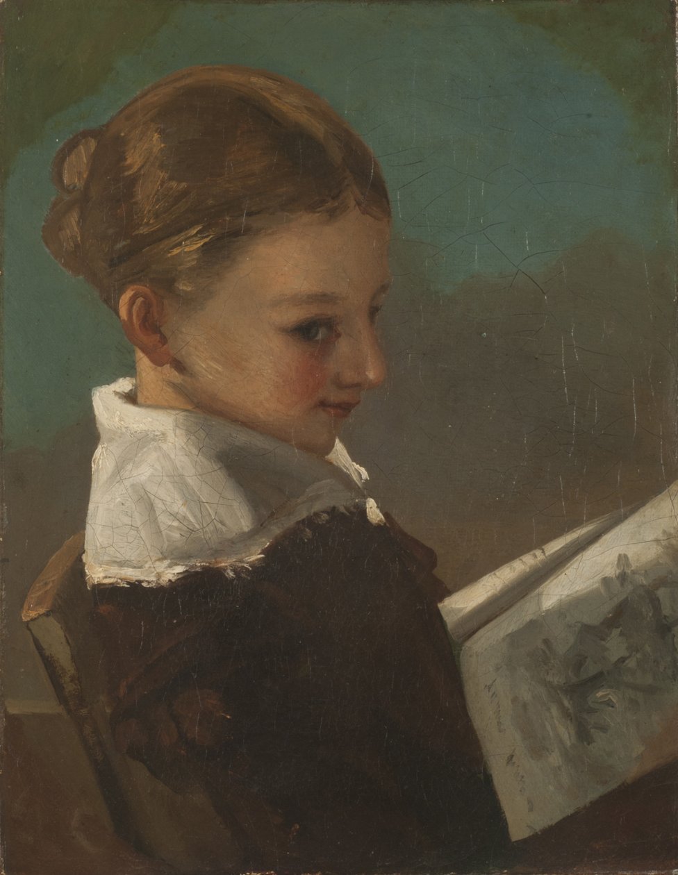Juliette Courbet tíz évesen (olaj, vászon) alkotó: Gustave Courbet