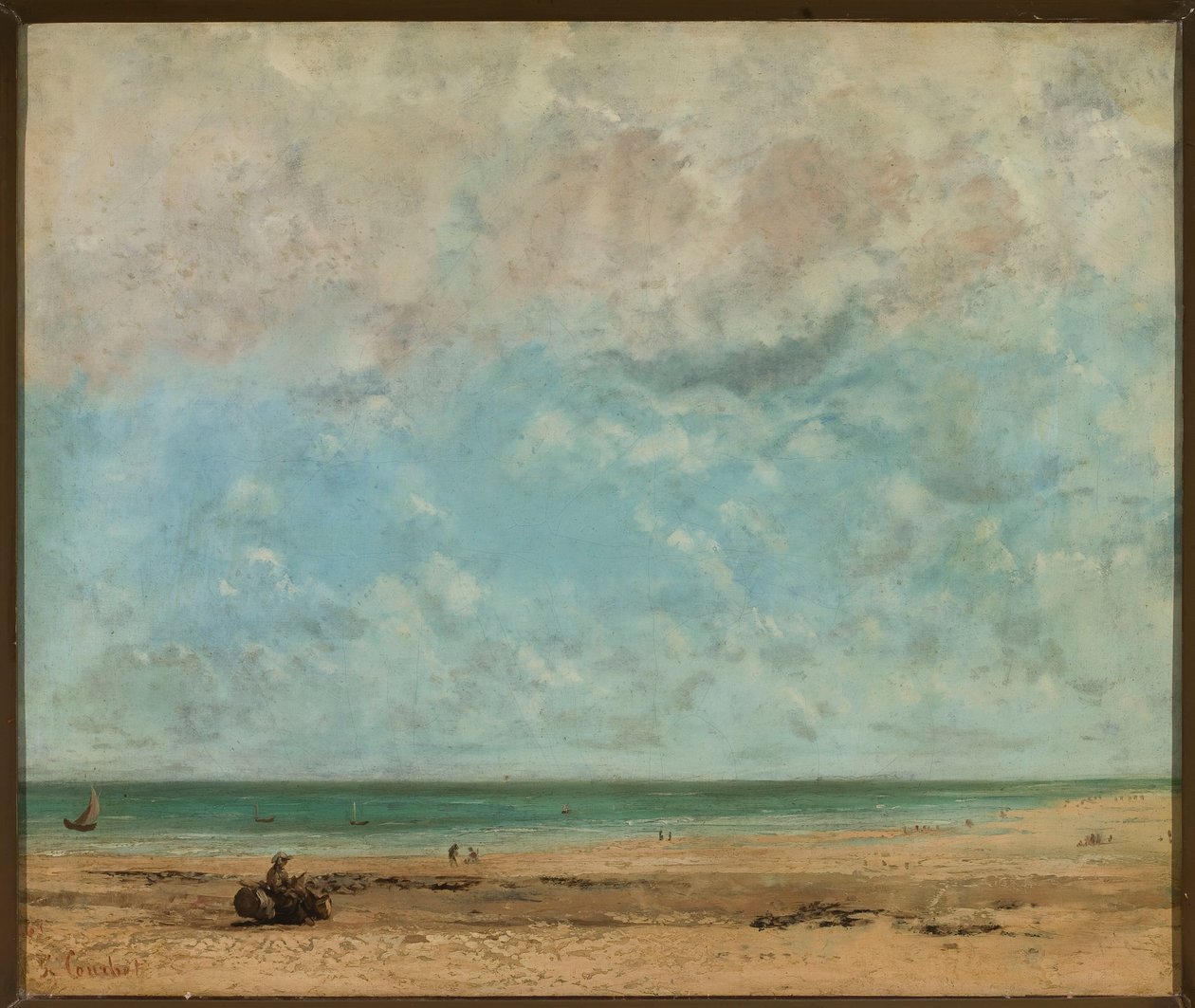 Tengerparti táj alkotó: Gustave Courbet