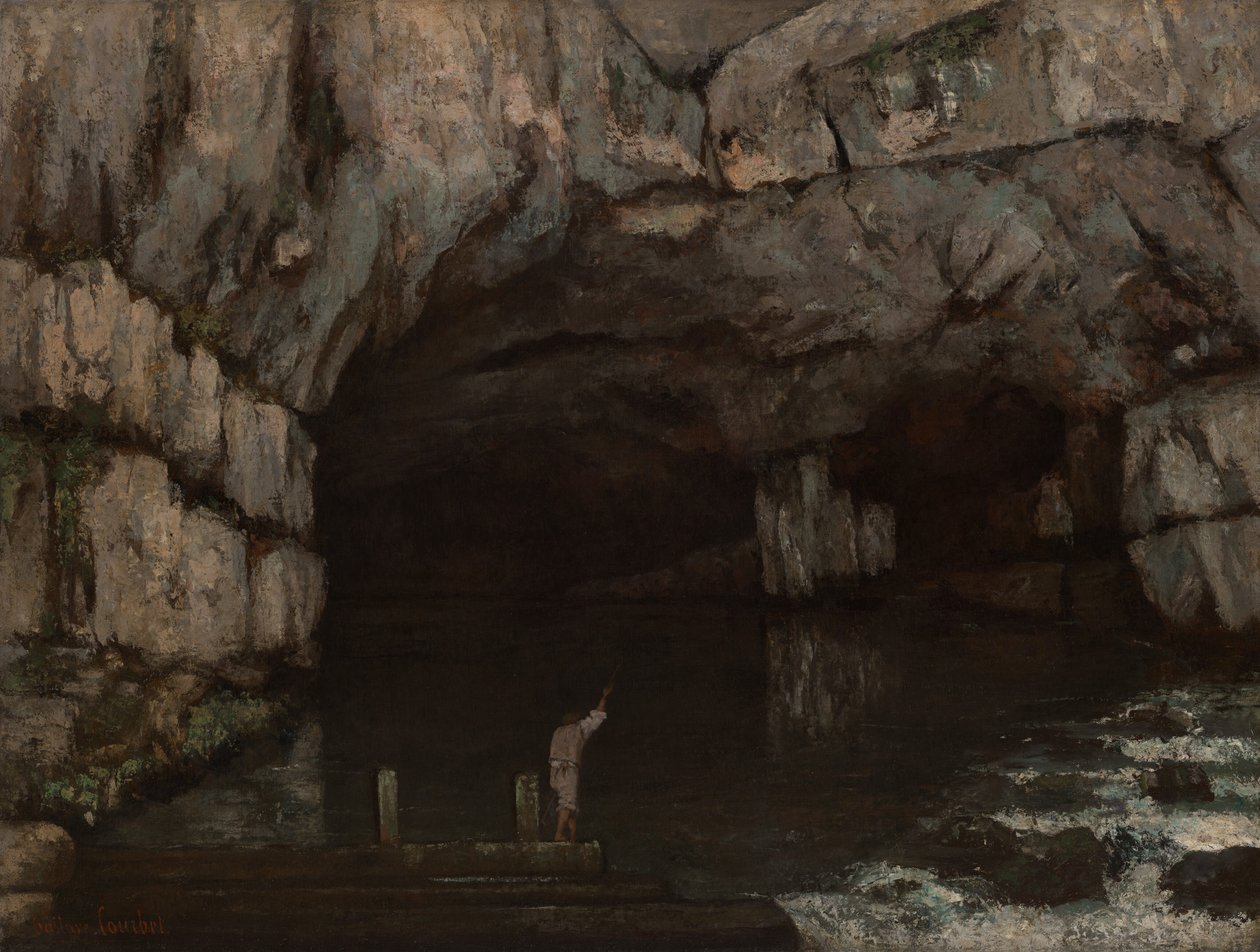 A Loue barlangja alkotó: Gustave Courbet