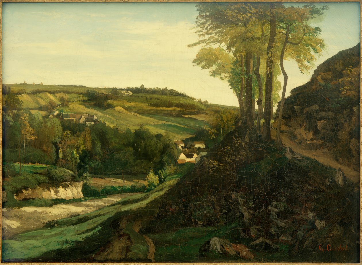 Az Ornans-völgy alkotó: Gustave Courbet