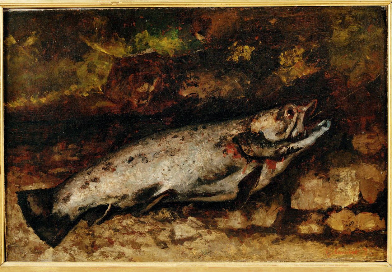 La truite - A pisztráng ... alkotó: Gustave Courbet