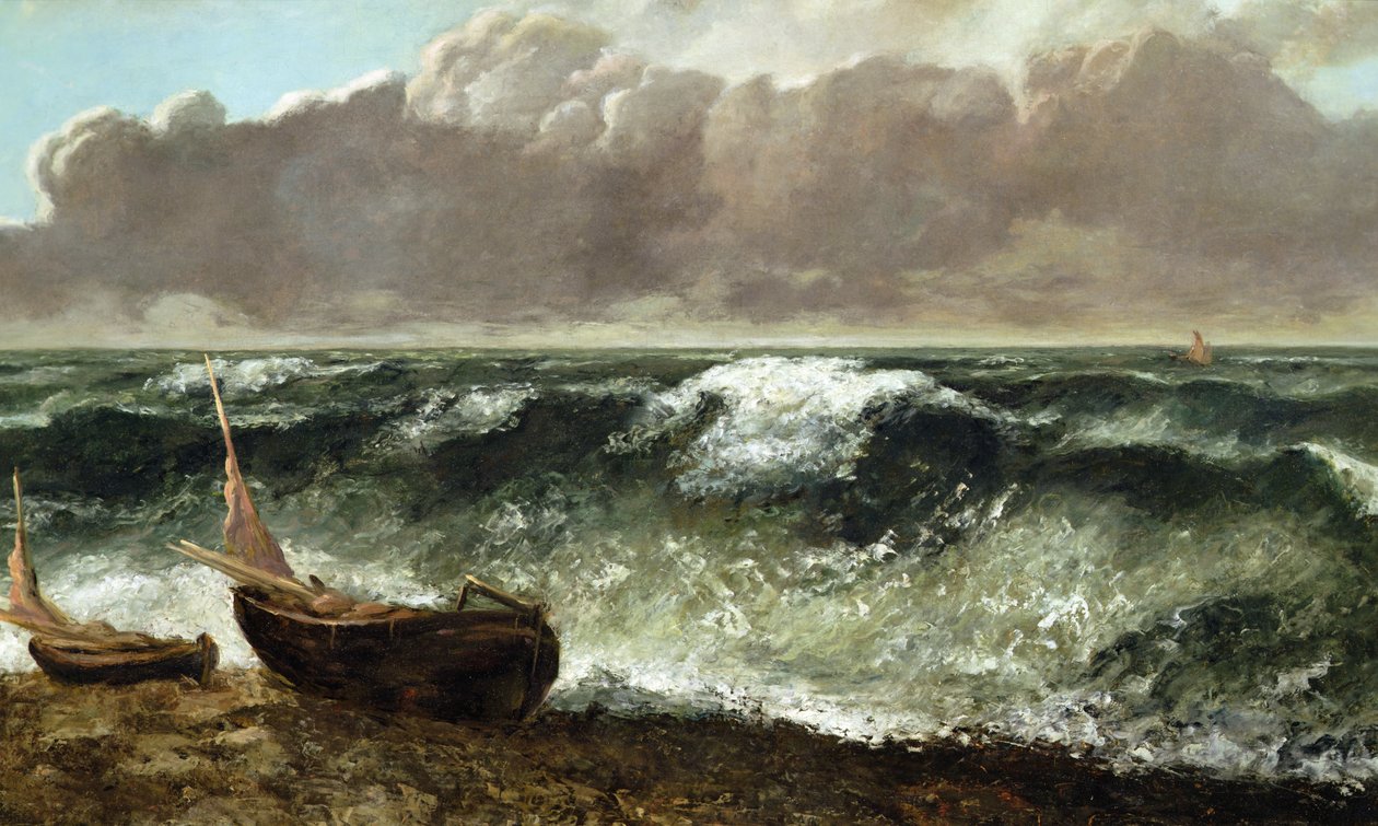 Le Vague, 1869/70 körül (olaj, vászon) alkotó: Gustave Courbet