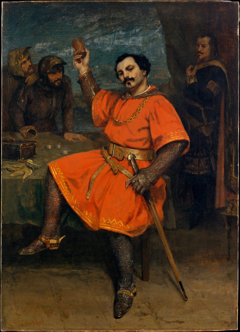 Louis Gueymard (1822-1880) Robert le Diable szerepében alkotó: Gustave Courbet