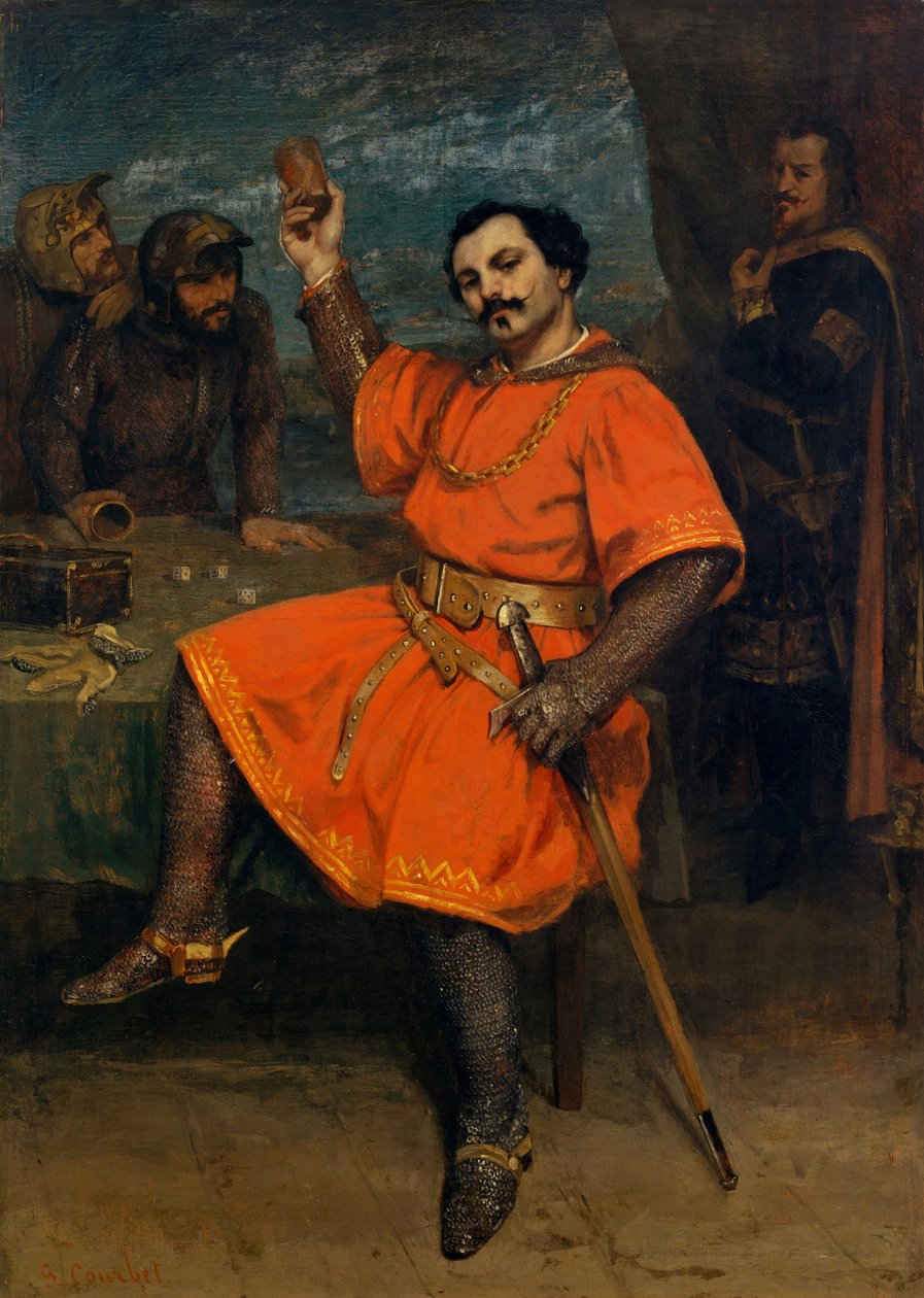 Louis Gueymard 1822-1880, mint Ördög Róbert, 1857. alkotó: Gustave Courbet