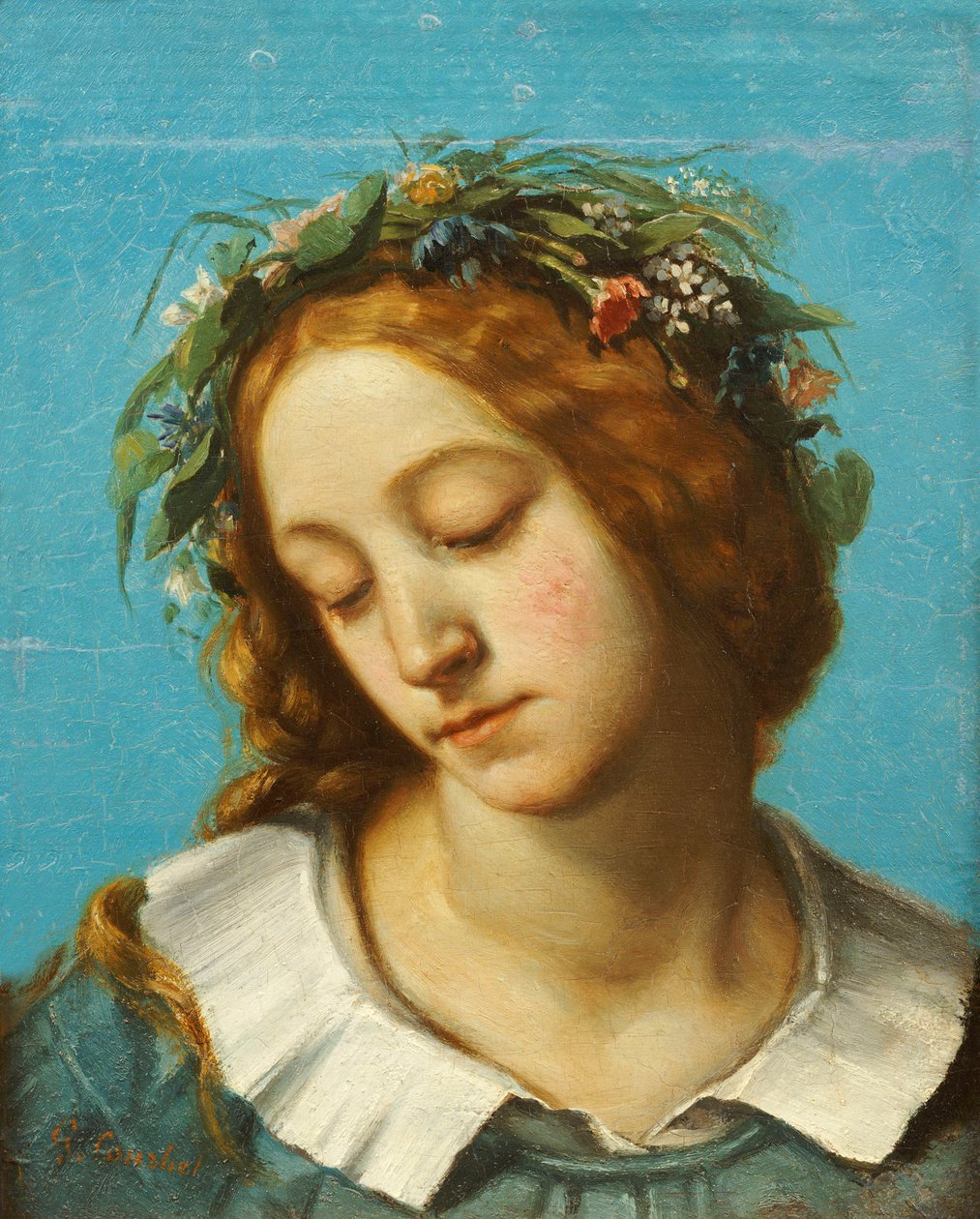 Ophelia, 1842 alkotó: Gustave Courbet