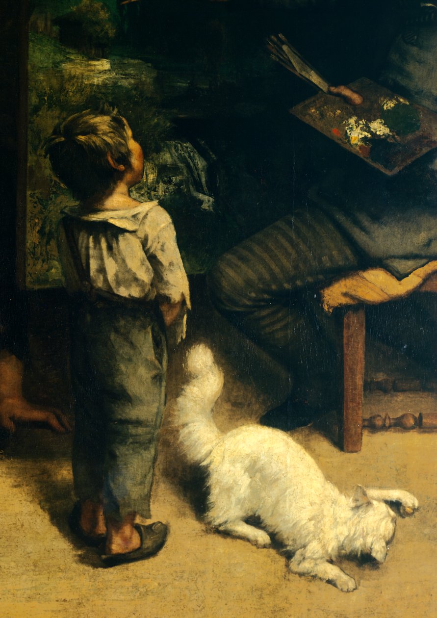 Festő műterem alkotó: Gustave Courbet