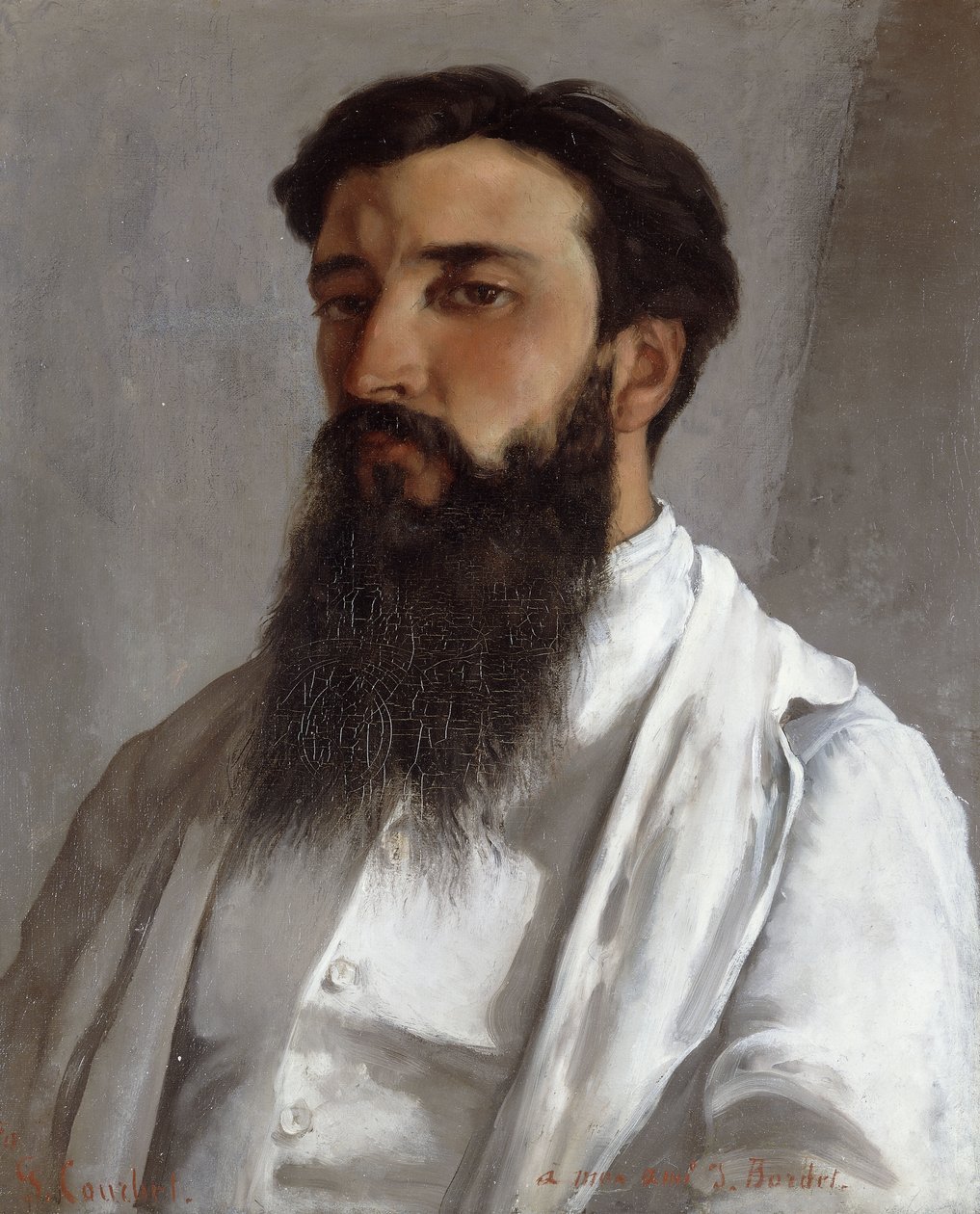 Jules Bordet portréja, 1870 alkotó: Gustave Courbet