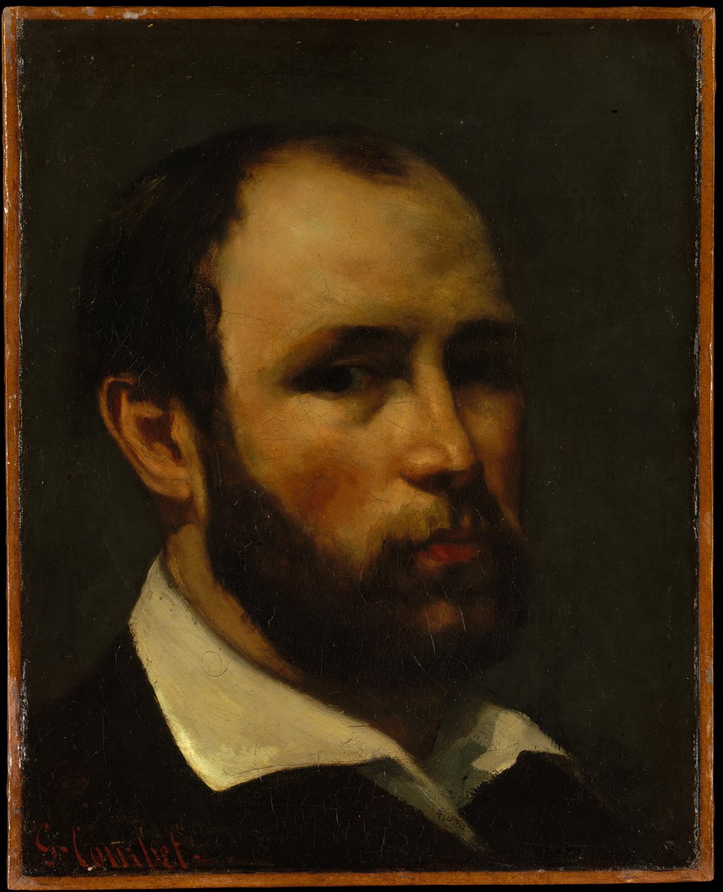 Férfi portréja alkotó: Gustave Courbet