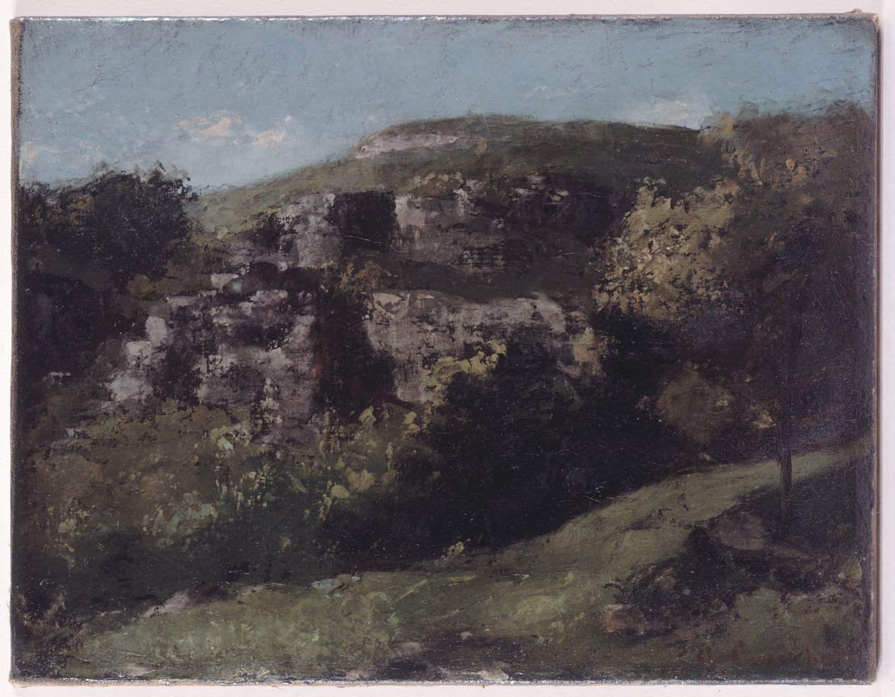 Sziklák Ornans-nál alkotó: Gustave Courbet