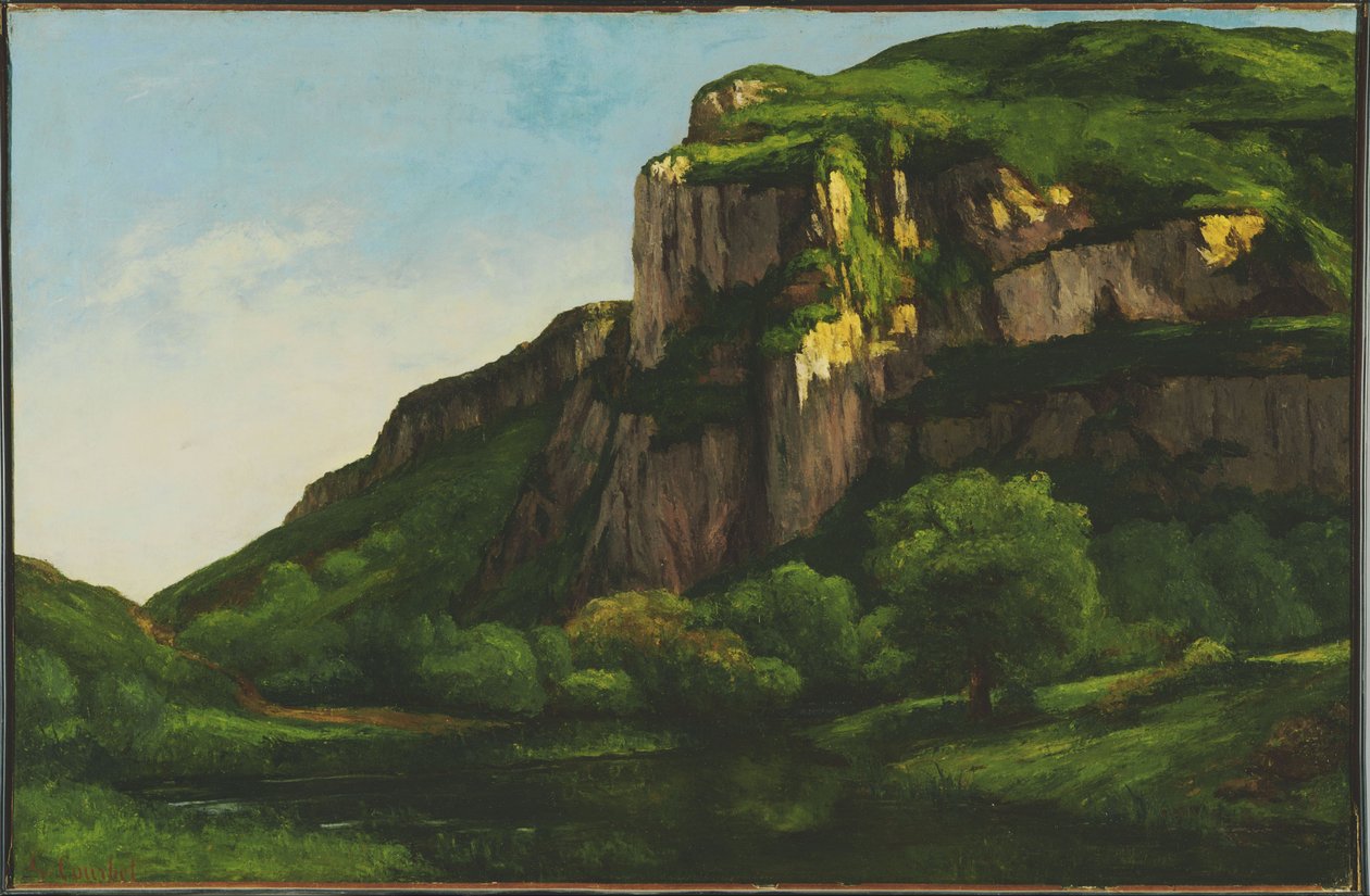 Sziklák Mouthiernél alkotó: Gustave Courbet