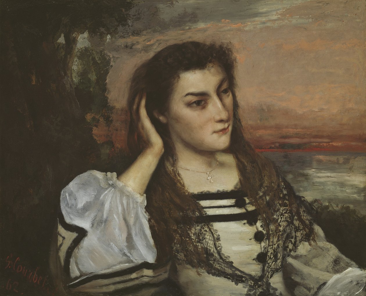 Álmodozás alkotó: Gustave Courbet