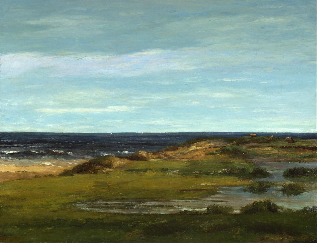 Tengeri táj alkotó: Gustave Courbet