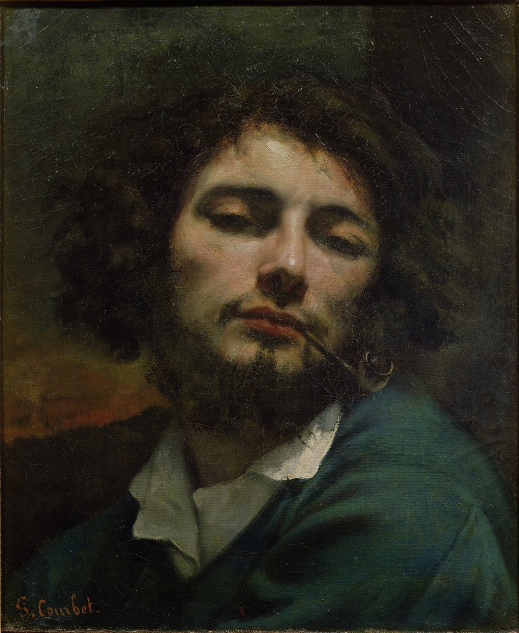 Önarckép alkotó: Gustave Courbet
