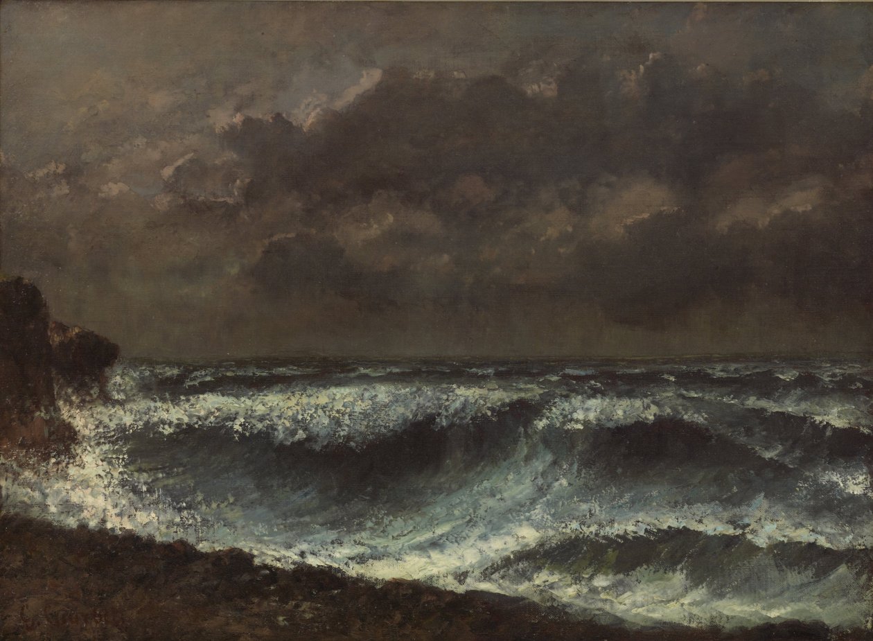Vihar a láthatáron alkotó: Gustave Courbet