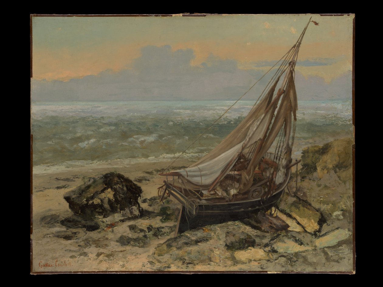 A halászhajó alkotó: Gustave Courbet