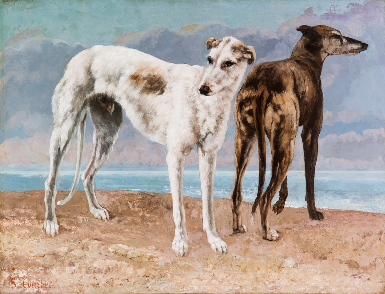 Choiseul gróf agárjai alkotó: Gustave Courbet