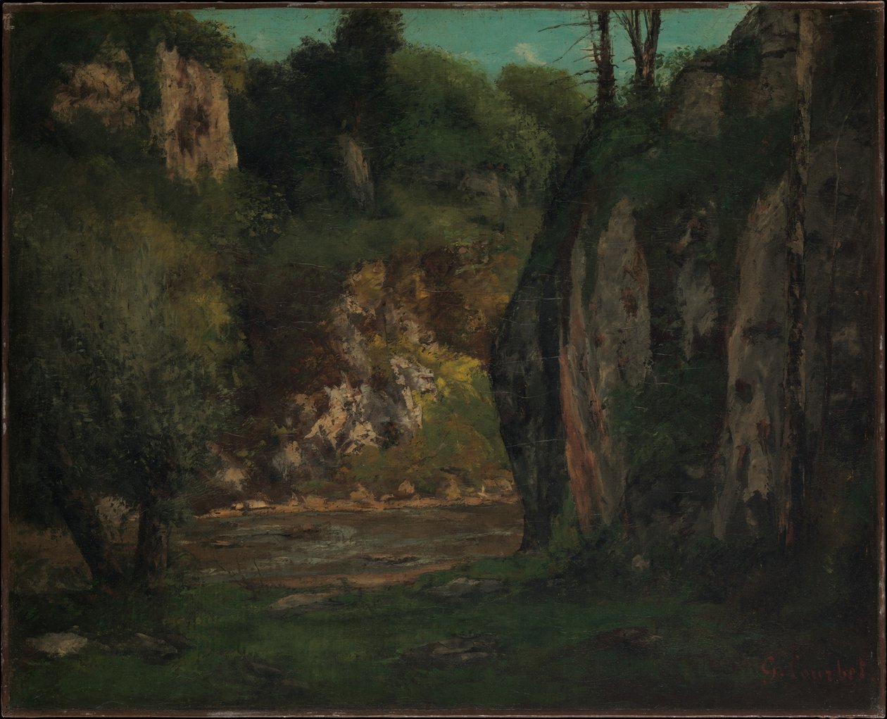 A rejtett patak alkotó: Gustave Courbet