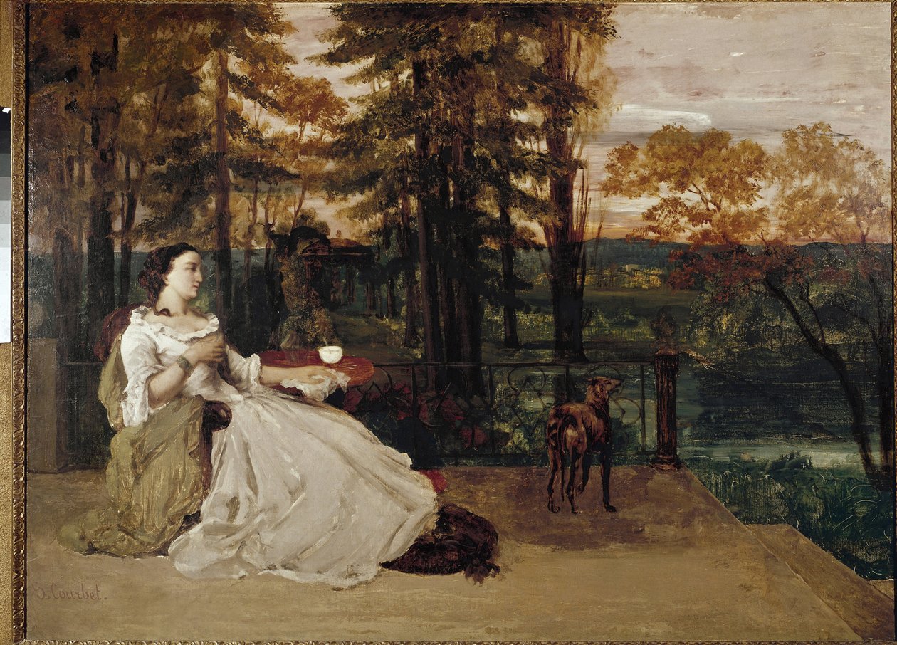 Gustave Courbet A frankfurti hölgy festménye alkotó: Gustave Courbet