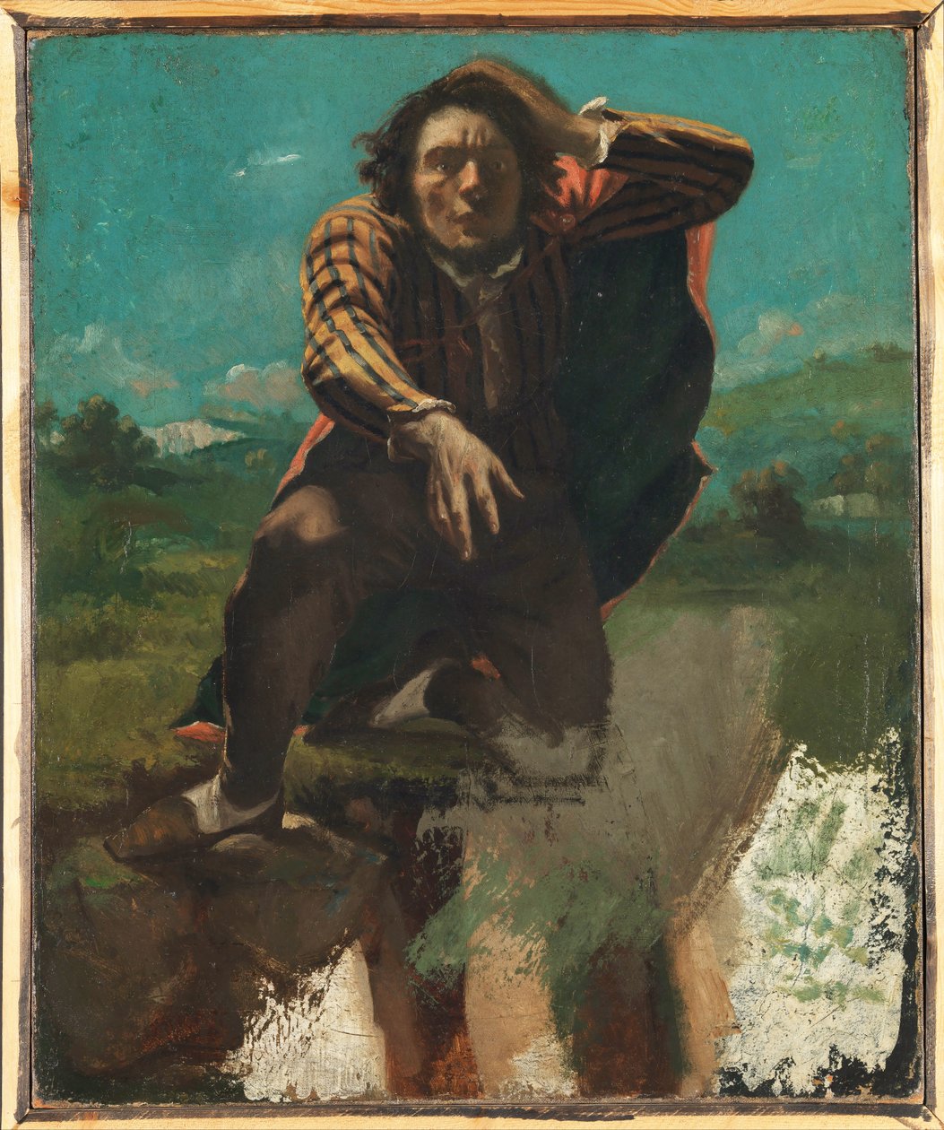 The Mad Man with Fear, 1844 körül (olaj, vászon) alkotó: Gustave Courbet