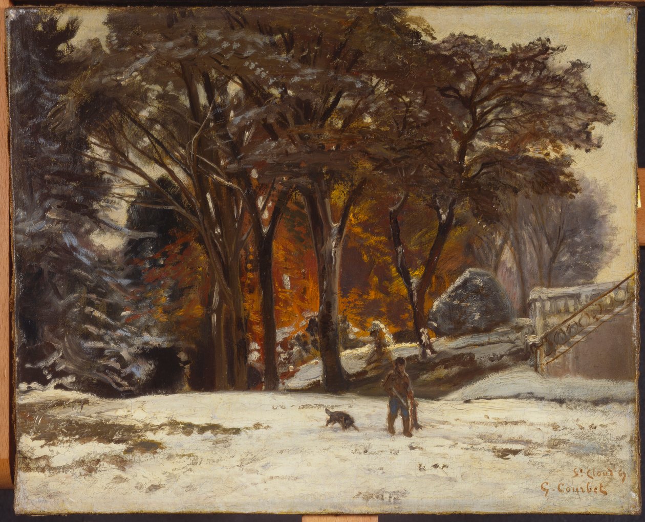 Az orvvadász, 1867 alkotó: Gustave Courbet