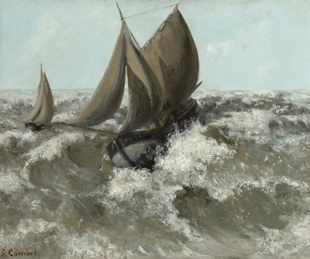 A vitorlás alkotó: Gustave Courbet